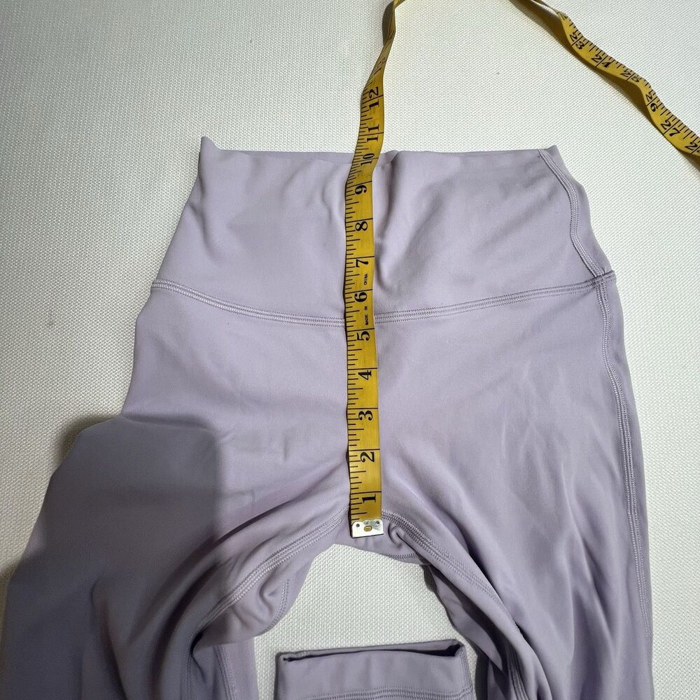 Lululemon Align High Rise Crop 23" Leggings Size 4 Lavender Yoga Workout - Picture 8 of 10